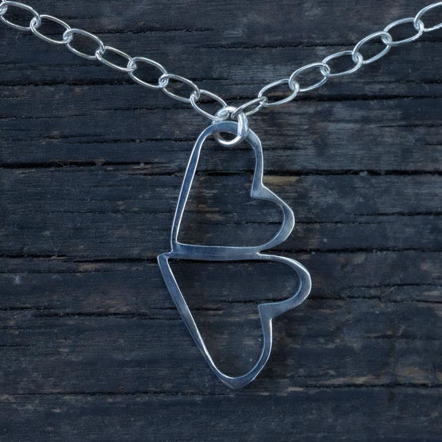 Double Heart Necklace