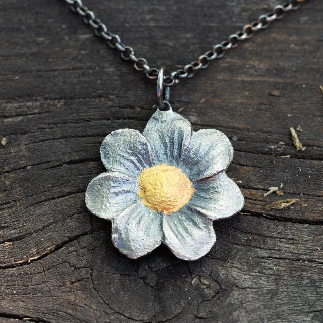 Gilded Flower Necklace