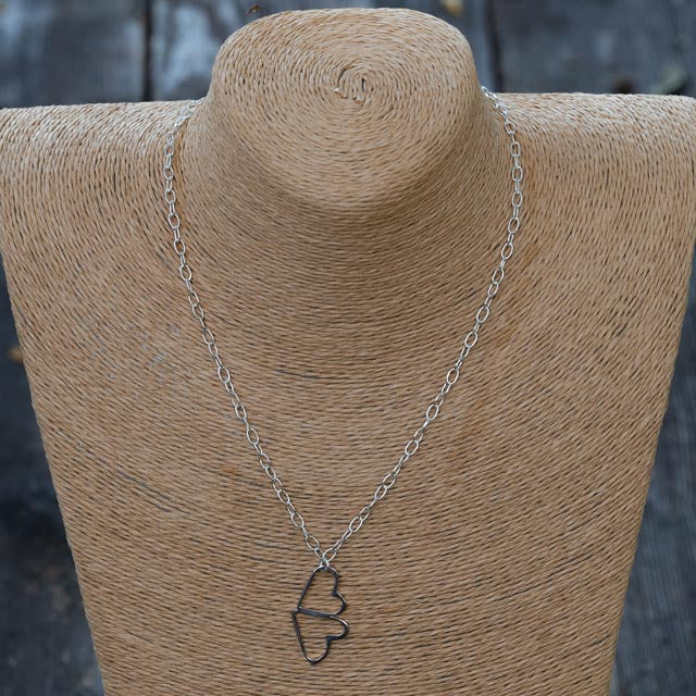 Double Heart Necklace